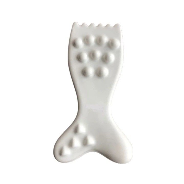 Strumento di massaggio facciale in ceramica Gua Sha Logo personalizzato Guasha Board per la pelle del viso e del corpo SPA Massaggio di terapia di agopuntura