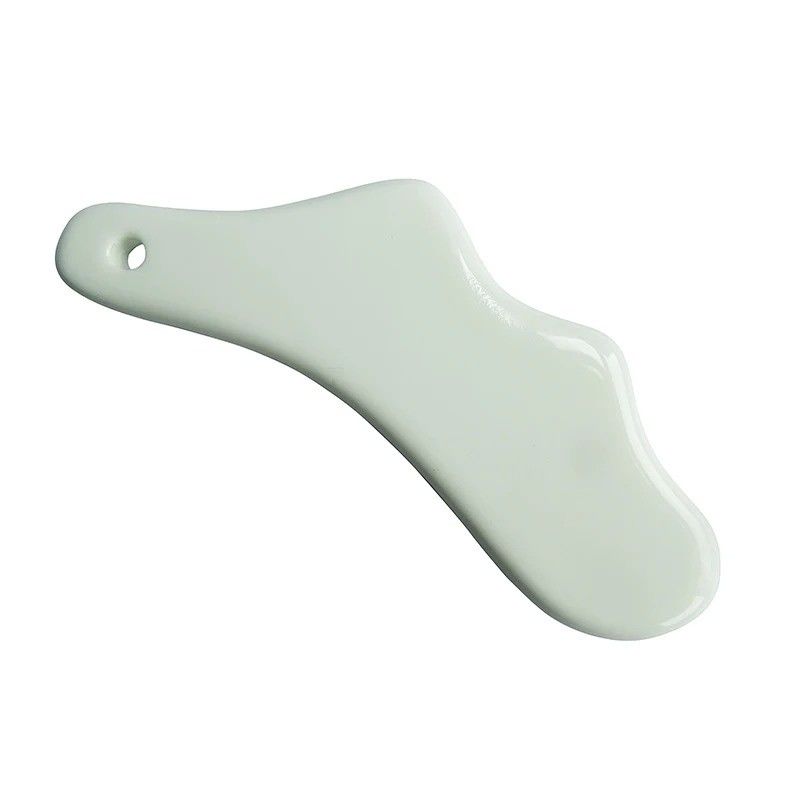 Facial Gua Sha Massaggio Strumento Corpo Raschiatura Piastra Ceramica Ridurre il Grasso Statico Libero Portatile Per Donne Adulti