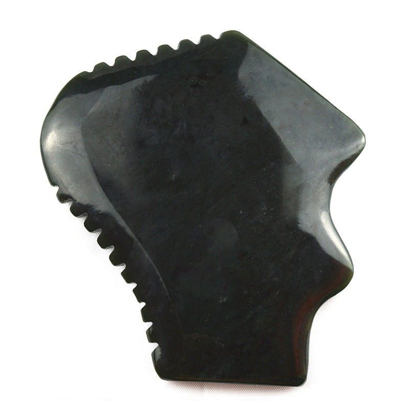 Nefrite Tecnico lucidato Giada Guasha Strumenti Gua Sha Tavola per migliorare la forma della circolazione sanguigna