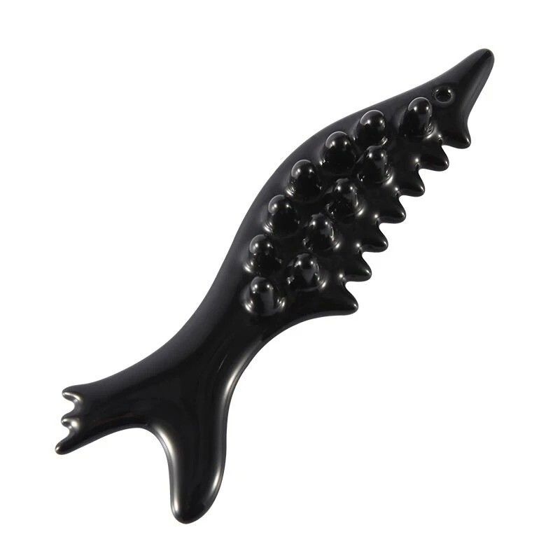 Massaggiatore in ceramica a forma di pesce OEM/ODM accettato per il viso occhi collo rilassamento muscolare e riduzione delle rughe