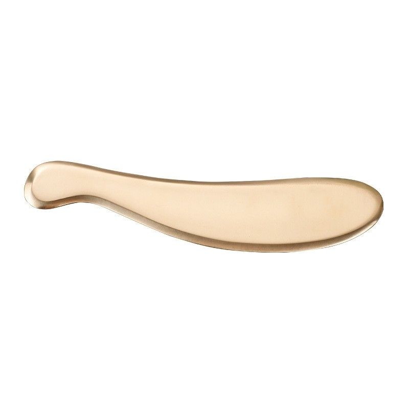 Strumenti di massaggio in ottone caldo per lo scraping di gua sha Strumenti di massaggio in metallo per gua sha per spa con logo personalizzato