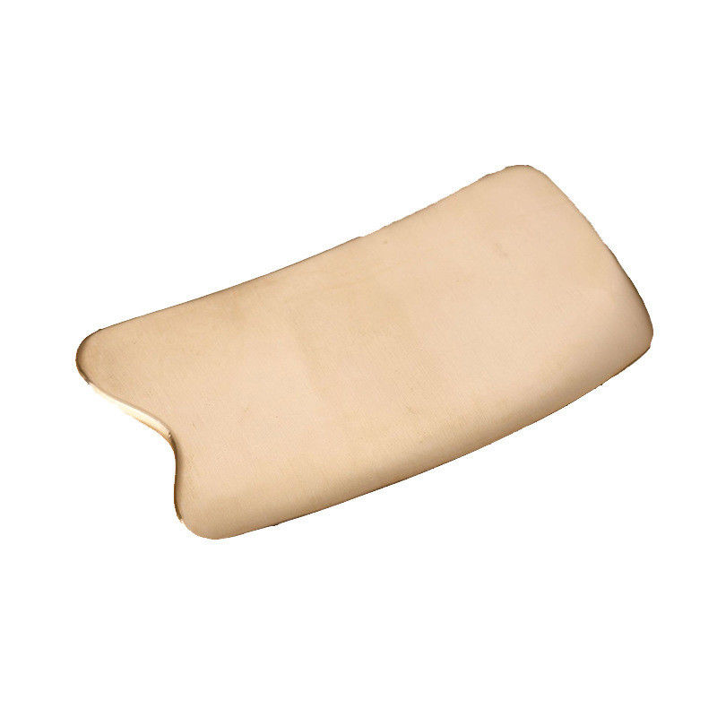 Acciaio in ottone Gua Sha Acciaio in rame Guasha Scraping Massage Tool per massaggio muscolare Scar tissue Tool IASTM Tools Fascia Scraper