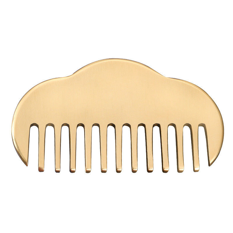 Strumento di raschiatura del Guassha Faciale 100% pettine in ottone Gua Sha per migliorare la circolazione sanguigna e il massaggio