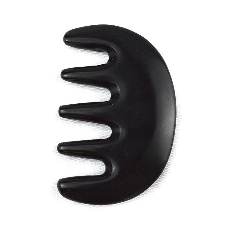 Area di massaggio del corpo 2024 Strumento di pettinatura Bian Stone Guasha personalizzato per raschiare il massaggio Gua Sha sui capelli e sul viso
