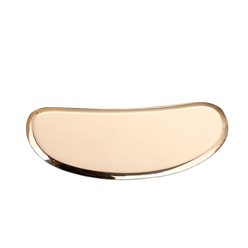 Tai Ji Natural Brass Metal Gua Sha Scraping Board Strumento di massaggio del corpo per massaggi meridionali e saloni di bellezza
