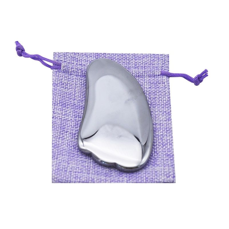 Drenaggio linfatico facciale Terahertz Gua Sha Massaggio strumento liscio e portatile per uomini donne