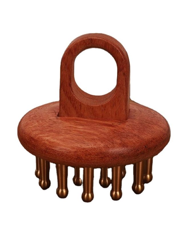 Pellicola di legno lucidato di rame Pellicola di capello di legno massaggio Pellicola di legno per donne Pellicola Guasha con lucidatura tecnica