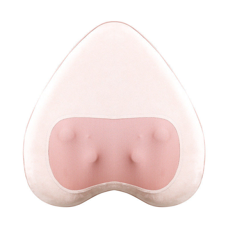 Fisioterapia Cura sanitaria Casalinghi Cuscino dorsale 2024 Prodotti di tendenza Forma del cuore Maschera per cuscini per massaggi su tutto il corpo in rosa
