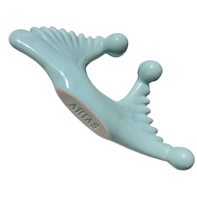 Massaggio muscolare Ceramico Gua Sha Board Anti Cellulite Therapy Machine per Massaggi Faciali Blu