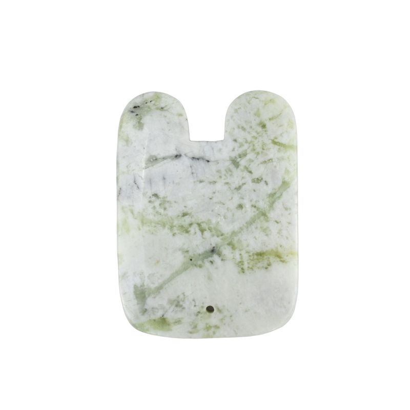 Strumento di massaggio per la bellezza facciale 2024 Forma U Naturale Xiuyan Giada Gua Sha Scraping Board con funzione di massaggio muscolare