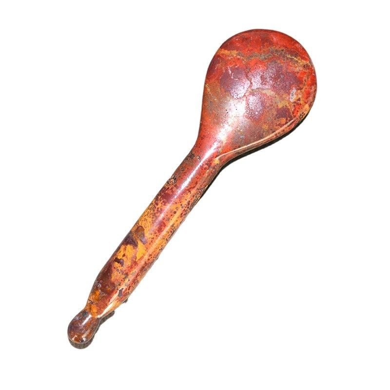 Cura della salute del corpo Massaggio con bastoncino per spa e tessuti Manuale Mookaite Reflessologia acupressione Guasha Pen per terapia di agopuntura rossa