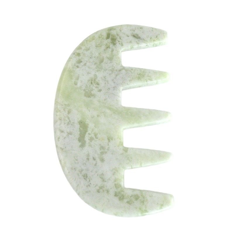 Massaggio muscolare 100% naturale Xiuyan Giada Gua Sha raschiatura pettine Guasha Pietra Massaggio Faciale Corpo Spa Massaggio Cura della pelle Strumento di bellezza