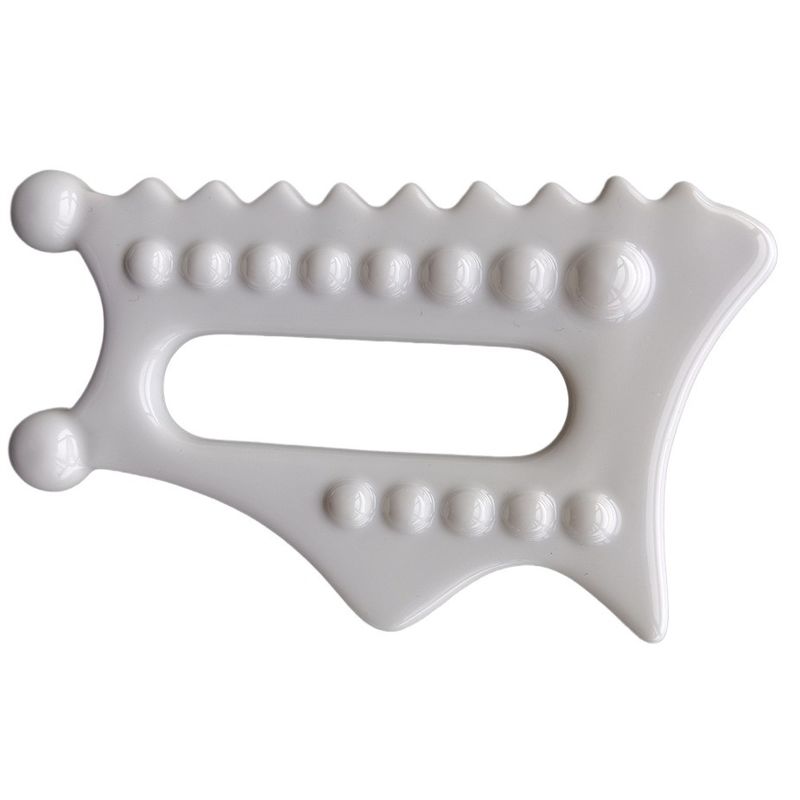 Logo personalizzato disponibiled 2024 corpo in ceramica Facial Guasha Massaggio strumento per tutto il corpo e il muscolo facciale rilassante