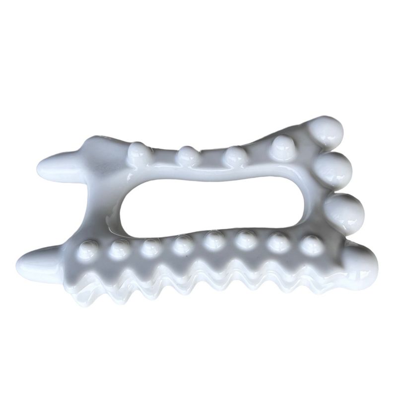 Disponibile il logo personalizzato, strumento di massaggio in ceramica portatile Gua Sha per la cura della propria pelle, prodotti sanitari
