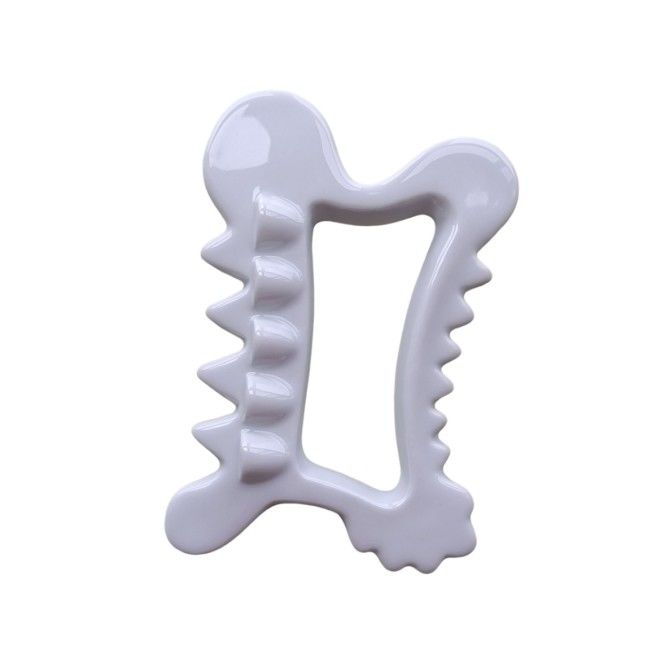 Strumenti di massaggio per logo personalizzati Strumento di raschiatura in ceramica di Gua Sha per rilassare corpo e viso