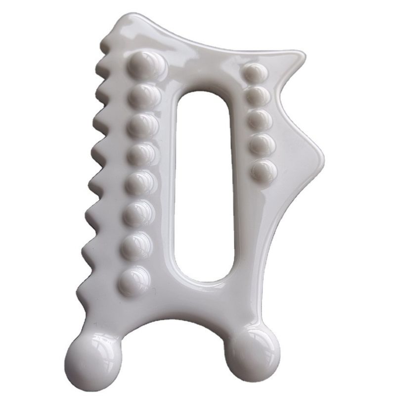 Massaggio Corporeo Best seller Portatile Faccia Lifting Corpo Diminuzione Scraper Guasha Strumento Scraping SPA Massaggio Tavola Ceramica Gua Sha