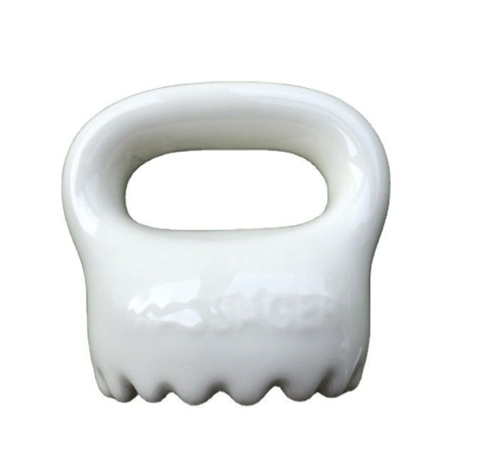 Rilassante corpo e viso Scalpo Cura della salute personale Microcristallino Ceramica Gua Sha Strumento di raschiatura con logo personalizzato