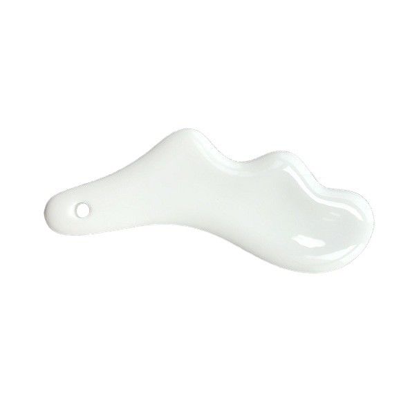 Disponibile logo personalizzato in forma di nuvola ceramica Gua Sha Stone per il lifting facciale attrezzature di bellezza