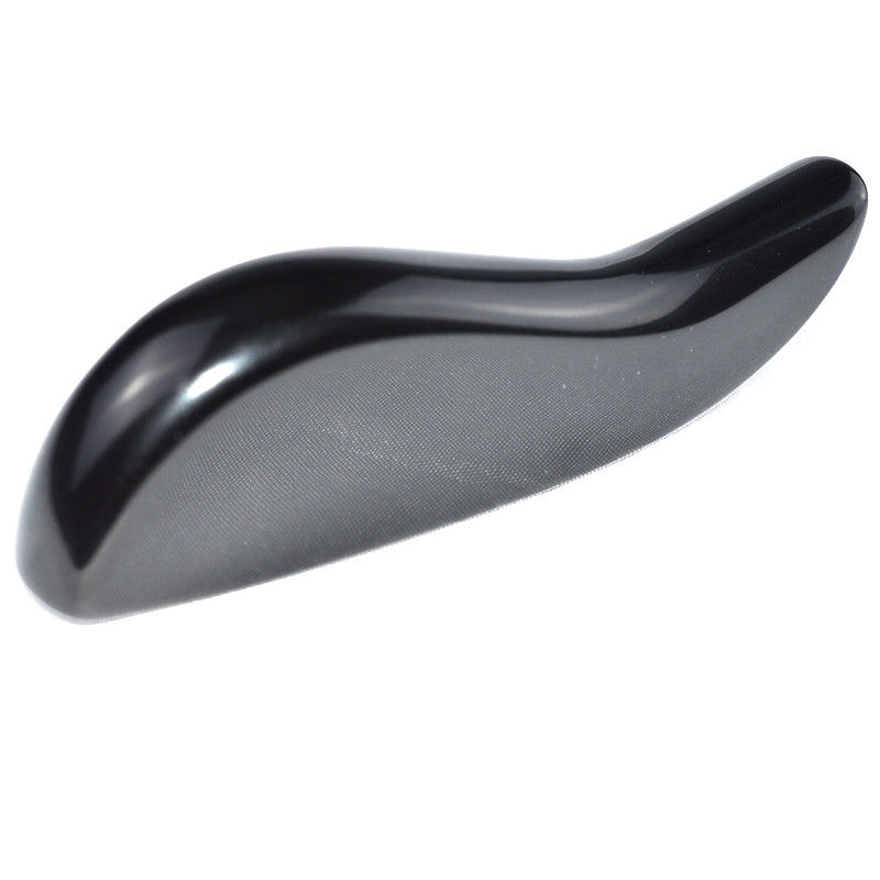 Pietra di Gua Sha a strisce naturali nere di ossidiana per massaggi del corpo e strumento professionale per dimagrimento facciale