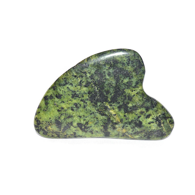 Green Sodalite Gua Sha Scraping Massage Board per il trattamento del corpo intero con massaggiatori di pietra di giada
