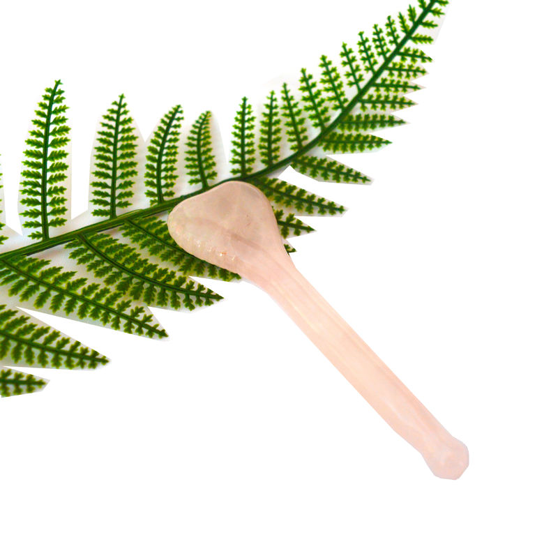 2024 Rose Quartz Acupoint Massage Guasha Stick Lo strumento per rivitalizzare l'acupressione facciale e la bellezza della pelle