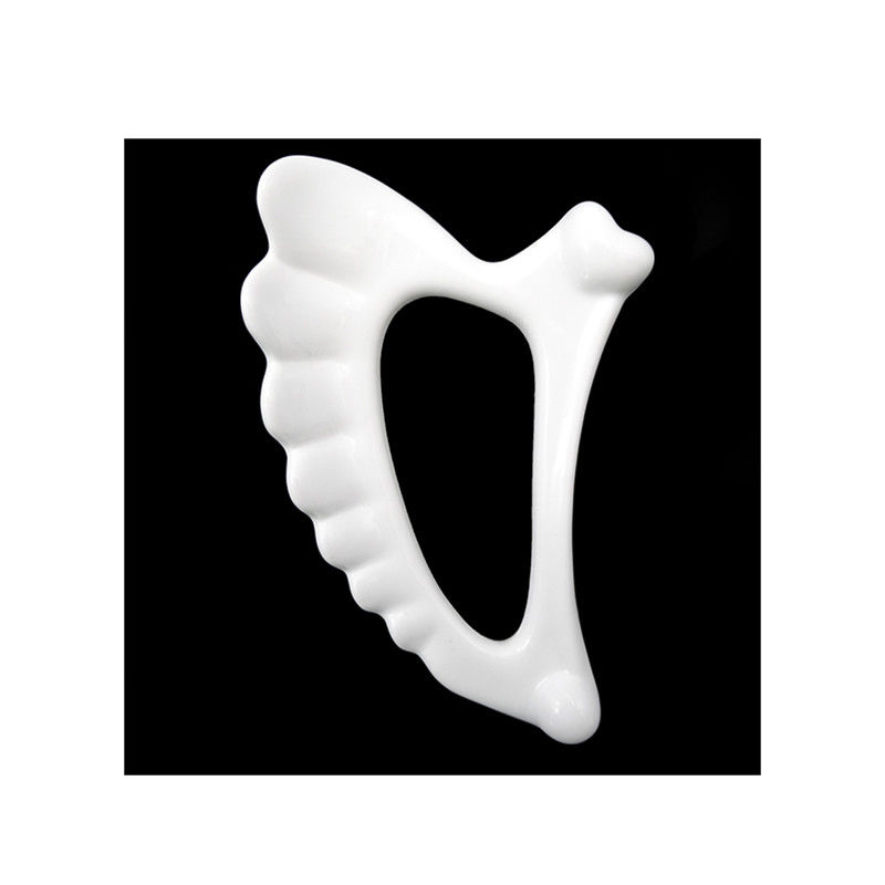 Facial Therapy Ceramic Gua Sha Board Logo personalizzato per massaggio facciale Strumento di fisioterapia