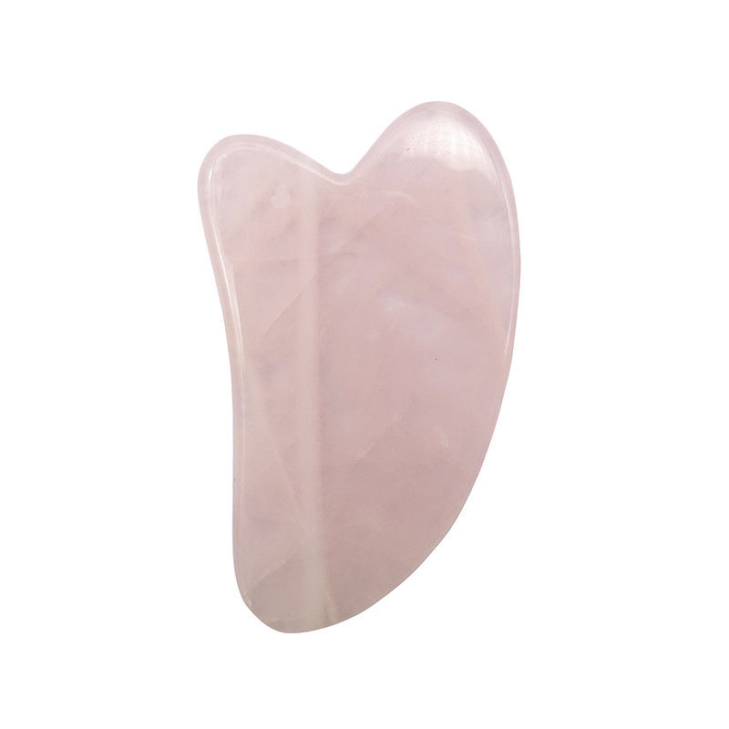 OEM/ODM Accettabile Rose Quartz Gua Sha Naturale Giada Guasha Strumenti Faciali per Corpo Faccia Collo E Occhi Cura della Pelle Massaggio SPA
