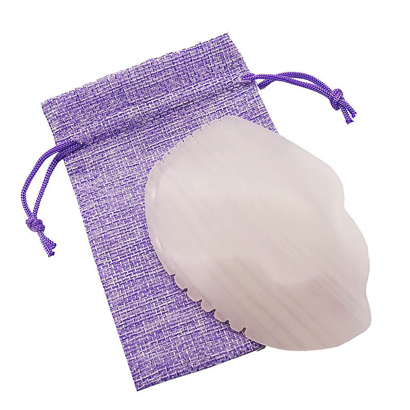 Massaggio/Rifrattamento/Funzione anti-invecchiamento Naturale Giada Bianca Afgana Gua Sha Tavola per Massaggio Spa Terapia di Agopuntura