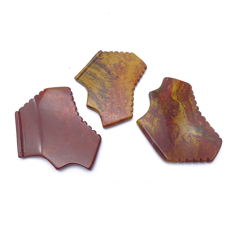 Massaggio e sollevamento Firming Gua Sha massaggiatore per cristallo naturale di quarzo piastra di rottamazione di bellezza