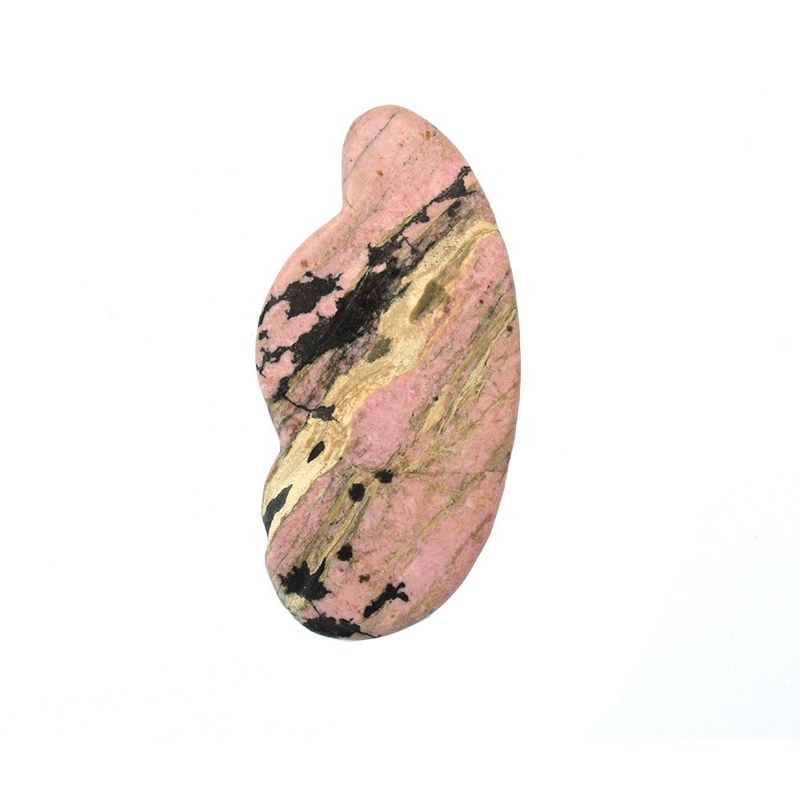 Ottenere una linea della mascella definita e ridotto gonfiore con rosa Rhodonite Gua Sha Facial Tools per il viso Massaggio occhio zona tutto il corpo