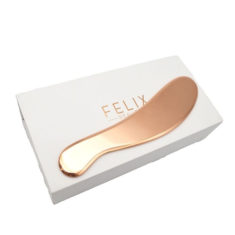 Copper Guasha Fisioterapia Chiropratica IAS TM Strumenti metallici Gua Sha in colore rosa oro per la mobilitazione dei tessuti molli