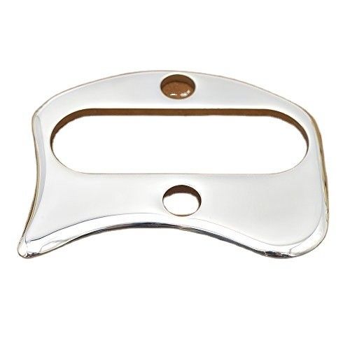 Acciaio inossidabile Guasha strumento per massaggiatore massaggiatori raschiatura strumenti di massaggio circa 9,8 cm * 7,5 cm Massaggio Guasha metallo