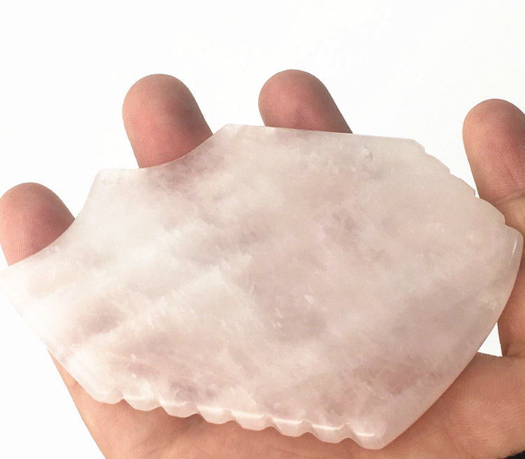 Area di massaggio del corpo Funzione musicale Gua Sha Scraper pelle Giada Quarzo Rosa Massaggiatore facciale con allenamento in loco