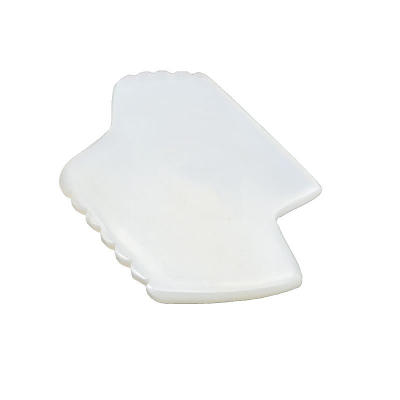Disponibile Logo Naturale Giada Bianca Gua Sha Scraping Terapia Guasha Strumenti Per Massaggio Corporeo Faccia Con Fisioterapia Infrarosso