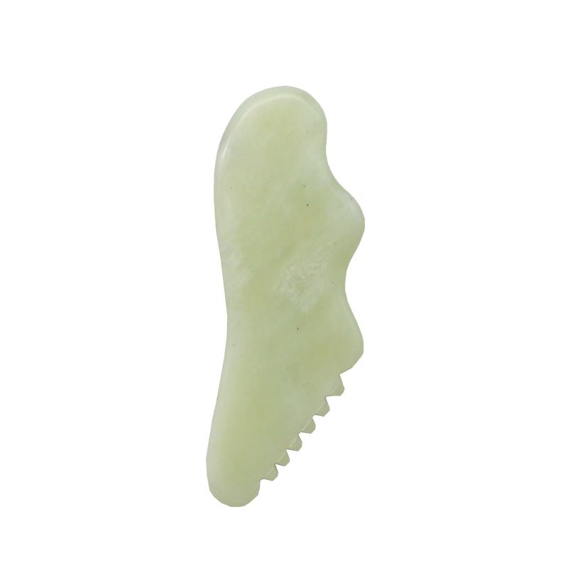 Strumento naturale Xiuyn Jade Guasha per massaggi di grattatura di pietra Gua Sha Board For Beauty con certificato e logo personalizzato