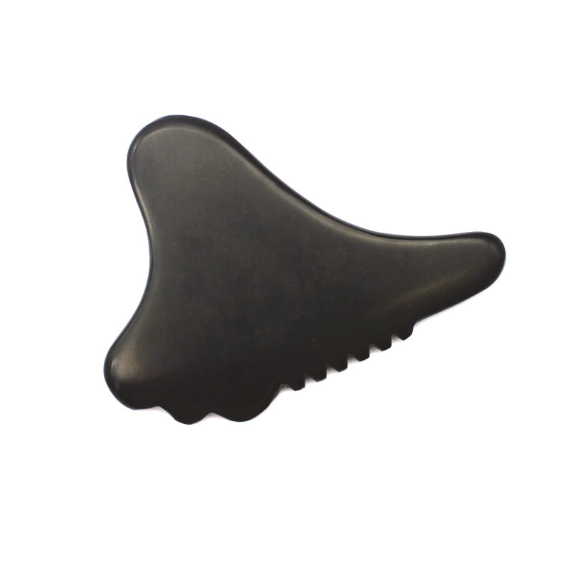 Area di massaggio per tutto il corpo Autentico Nero Faccia Eco-friendly Gua Sha Tool Massaggiatore Faciale 105*77mm 114*74mm 2 Pcs AKBS-030