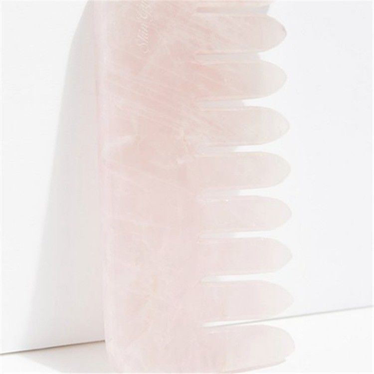 Strumento di massaggio naturale di quarzo rosa Gua Sha per la terapia No abk-140 OEM ODM accettabile